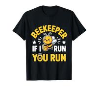 Apicultor Si yo corro, tú corres, Divertida Colmena de Abejas Camiseta
