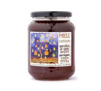 Apicultura Castel Belfort - Miel de castaño 100% italiana, trabajada en frío, miel natural artesanal, ideal para meriendas, quesos y postres, 1 kg