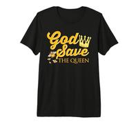 Apicultura Humor Dios Salve a la Reina Divertido Apicultor Camiseta Premium