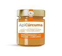 "ApiCúrcuma" Miel Cremosa Con Polen De Flores Y Cúrcuma - Tarro 250g