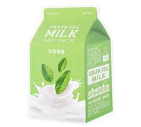 A'pieu Mascarilla facial con extraco de té verde Green Tea Milk One-Pack - 21 g / 1 ud
