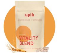 Apih Way - Vitality Blend | Ashwagandha + Vitamina C + Melena de Leon + Ginseng + Ginkgo Biloba + Vitamina B | Vitaminas y Vitamina B6 | Ashwagandha Capsulas + Melena de Leon Capsulas | Lions Mane