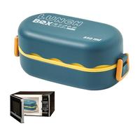 apilable - Compartimento multi-ss compacto, diseño ligero y portátil, cierre a presión seguro, construcción apilable versátil | para frutas verduras Sushi Snacks Pasteles Noi