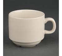 Apilables taza de té Olympia U106, 222 ml, Olympia Marfil (paquete de 12)