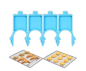 Apilador de bandejas para hornear, juego de apilador de bandejas para hornear que ahorra espacio, accesorios de herramientas de cocina para la gestión de sobras