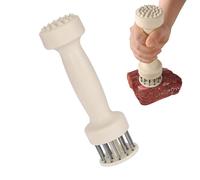 Apilador de carne de acero inoxidable, utensilios de cocina manual extra robustos de acero inoxidable - Cubador de carne y oscurecimiento con mango ergonómico, para carne de pájaro, carne de res