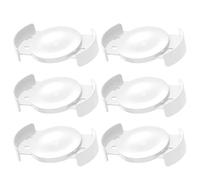 Apilador de tazas, organizador de tazas de café,Organizadores apilables para tazas ajustables - Organizadores apilables para tazas ajustables de 6 piezas, organizador de estante para gabinetes de