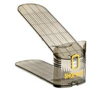 Apilador de zapatos ajustable, 4 unidades, ahorro de espacio, organizador de zapatos ajustable, organizador de zapatos ajustable, juego de soportes de zapatos de doble capa para el armario