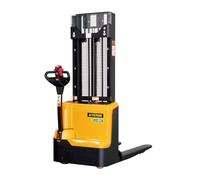 Apilador Eléctrico 1500 kg Elevación 3 m con Batería Litio 24V Ruedas PU Compacto y Maniobrable