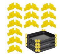 Apiladores de bandejas para hornear, Juego de apiladores de bandejas - Soporte para bandeja divisoria de depósito de hielo para congelador,Divisores de apilables, accesorios de liofilización