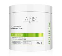 Apis ACNE-STOP - Máscara de algas (200 g, con extracto de bambú y té verde para pieles grasas y propensas al acné), contra impurezas, con algas