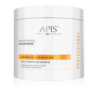 APIS Adeno-C Flash Glow - Mascarilla de algas para la cara, 200 g, con vitamina C, adenosina y molécula prebiótica, hidratante, suavizado, brillo saludable y efecto SPA en casa