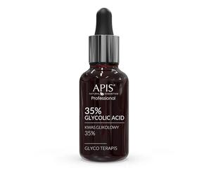 Apis GLYCO TERAPIS Ácido glicólico 35% pH 2,0 - 30 ml - Exfoliación intensiva, reduce las cicatrices del acné, promueve la regeneración de la piel, suaviza, hidrata y aporta frescura