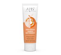 APIS Peachy Skin Mascarilla Facial 100 ml - Mascarilla nutritiva con aceite de semilla de melocotón, manteca de karité, ácido hialurónico y escualano - Hidratación, piel lisa, glow