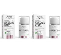Apis Rosacestop, crema calmante, extractos de plantas, 94% de ingredientes de origen natural, contenido 50 ml. (Paquete de 2)