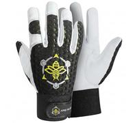 Apis Tactical Guantes de apicultor de piel de cabra de alta calidad con ventilación patentada y excelente destreza, suministros para apicultores, talla M
