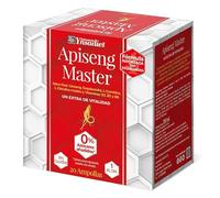 APISENG MASTER - Complemento Alimenticio con Jalea Real, Ginseng Rojo, Esquisandra y Vitaminas B - 20 Ampollas