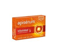 APISERUM Cápsulas Jalea Real con Vitaminas A,C,D,E,H y grupo B, Tratamiento para un Mes