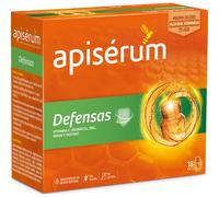 Apisérum Defensas – Jalea Real, Vitamina C, Reishi y Shitake – 18 viales
