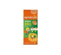 Apisérum Defensas Niños - Jalea Real con Vitamina C, Própolis, Zinc, ayuda al sistema inmune y mantiene las defensas de los pequeños de la casa, de 4 a 13 años - Jarabe 150ml