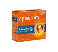 APISERUM Intelecto Viales Bebibles - Favorece el Rendimiento Intelectual, Concentración y Memoria , Multivitamínico con Jalea Real, Vitamina B, Aminoacidos y Ginkgo Biloba