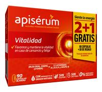 Apisérum Pack Vitalidad 3 meses 90caps