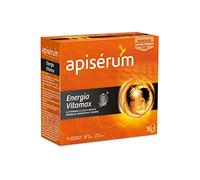 APISERUM Vitamax Viales Bebibles- Aporte de Energía Extra y Vitalidad Favorece el rendimiento físico e intelectual Con Jalea Real, Vitaminas, Minerales, Aminoácidos, Ginseng