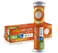 Apiserum Vitasérum Defensas Forte 15 comprimidos, Vitamina C (600 Mg), D3, Selenio Y Zinc, Ayuda A Tu Sistema Inmunitario, Cansancio Y Fatiga, Comprimidos Efervescentes, Anaranjado, 15 días