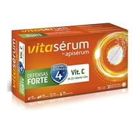 Apisérum Vitasérum Defensas Forte - Efervescentes Vitamina C 600 mg, D3 y Zinc - 30 comprimidos