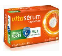 Apisérum Vitasérum Defensas Forte - Efervescentes Vitamina C 600 mg, D3 y Zinc - 30 comprimidos