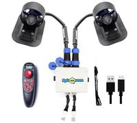 ApisQueen 12-16 V Thruster submarino U2 Set, fuerza de accionamiento total 3,40 kg, puede empujar 100 kg, velocidad 1-3 km/h, motor sin escobillas para barcos de pesca y ROVs