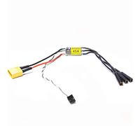 ApisQueen Controlador electrónico bidireccional de velocidad ESC 2-6S 45A para uso con propulsores submarinos y motores en el rango de potencia continua de 100-500 W