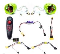 ApisQueen Juego de relojes subacuáticos U1 de 12 V ~ 16 V, con ESC y RC, fuerza de empuje de 7,5 libras, motor subacuático sin escobillas, para rov y barcos