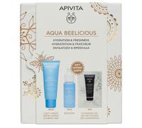 Apivita Aqua Beelicious Gel-Crema 40 ml + Booster 10 ml + Limpiador 5 ml