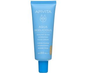 Apivita Aquabeelicious Healthy Glow Crema fluida hidratante SPF30 40mL Tinted SPF30