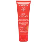 BEE SUN SAFE crema antimanchas y antiedad SPF50+ con color 50 ml