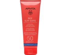 Apivita Bee Sun Safe Hydra Fresh Leche Para Rostro Y Cuerpo SPF50, 200ml-Protector Solar Hidratante Con Propóleo, Alga Marinas, Ácido Hialurónico-Protección UV-Resistente Al Agua, La Arena Y El Sudor