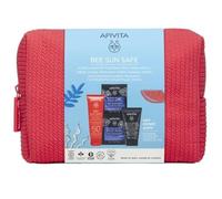 Apivita Bee Sun Safe - Pochette Hydra Sensitive Crema Viso SPF50+ 50ml + Black Detox Cleansing Jelly 50ml + Express Beauty Maschera Viso Sea Lavender 2x8ml