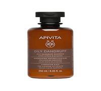 Apivita - Champú Anticaspa Grasa Sauce Blanco & Propóleo, Cedro, 250 Mililitro