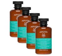 Apivita Champú Equilibrante Ortiga y Propóleo 4 x 250 ml