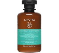 CHAMPÚ EQUILIBRANTE PARA RAÍZ GRASA Y PUNTAS SECAS CON ORTIGA Y PROPÓLEO 250 ML