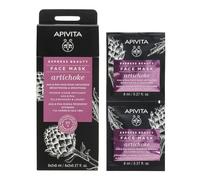 Apivita Alcachofa iluminadora y alisadora Mask para todo tipo de pieles 2x8mL