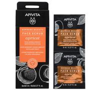 Apivita Express Beauty Mascarilla Exfoliante Suave Albaricoque 8ml x2