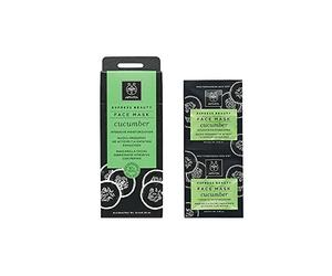 Apivita Face Mask for Intensive Moisturization with Cucumber 2x8ml