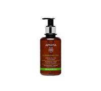 Apivita Gel Purificante rostro - Limpiador facial - Limpiador facial natural con lima y propóleo - Limpia suavemente, purifica en profundidad - Gel limpiador para pieles grasas