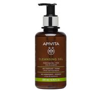 Apivita Gel Purificante rostro - Limpiador facial - Limpiador facial natural con lima y propóleo - Limpia suavemente, purifica en profundidad - Gel limpiador para pieles grasas