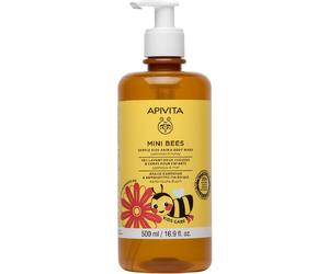 Apivita Jabón líquido para el cabello y el cuerpo de Mini Bees con caléndula y miel 500mL