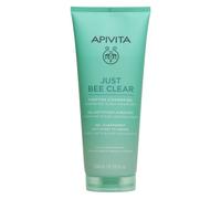 Apivita Just Bee Clear Gel Limpiador Purificante Para Pieles Grasas, Con Tendencia Acneica E Imperfecciones 200ml - Limpieza Facial Con Propóleo Amc Patentado Y Ácido Salicílico Vegetal
