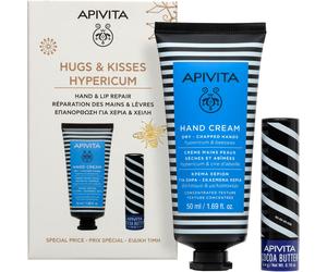 Apivita Pack Hugs & Kisses Hypericum Crema de manos 50ml + Labial 4,4g