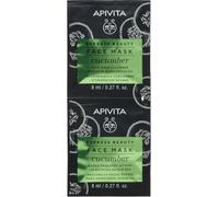 Express Beauty Mascarilla facial hidratante intensiva con pepino 2 x 8 ml